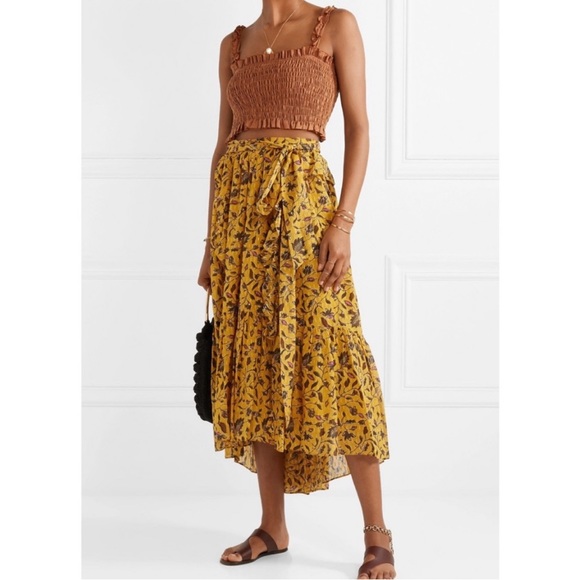 Ulla Johnson Dresses & Skirts - Ulla Johnson Fae Ruffle Midi Skirt